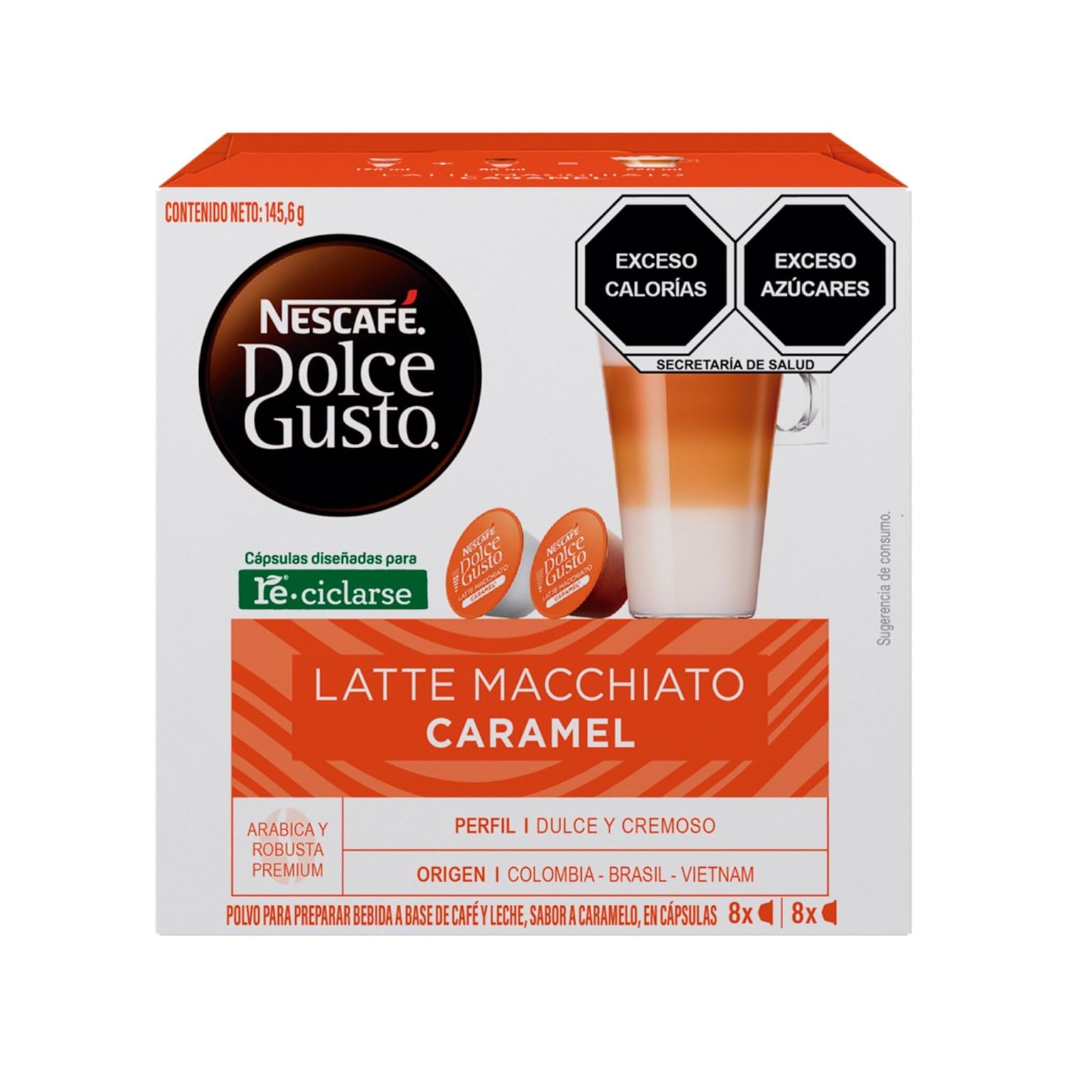 Nescafe-Dolce-Gusto-Coffee-Capsules,-Caramel-Latte-Macchiato-48-Single-Serve-Pods,-(Makes-113