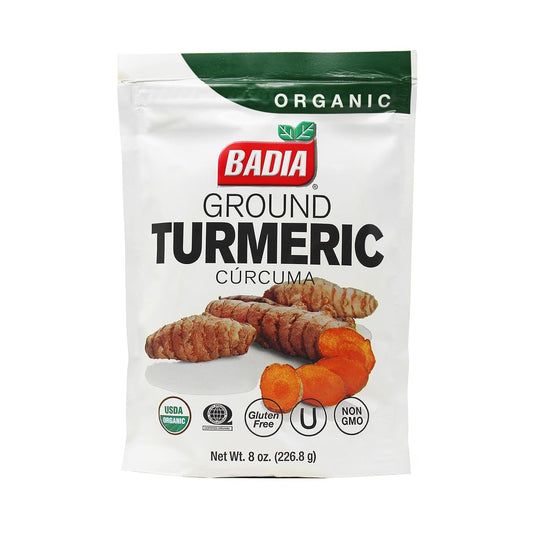 Badia-Organic-Turmeric-Ground,-8-oz-resealable-bag---Premium-Curcuma-Seasoning-21