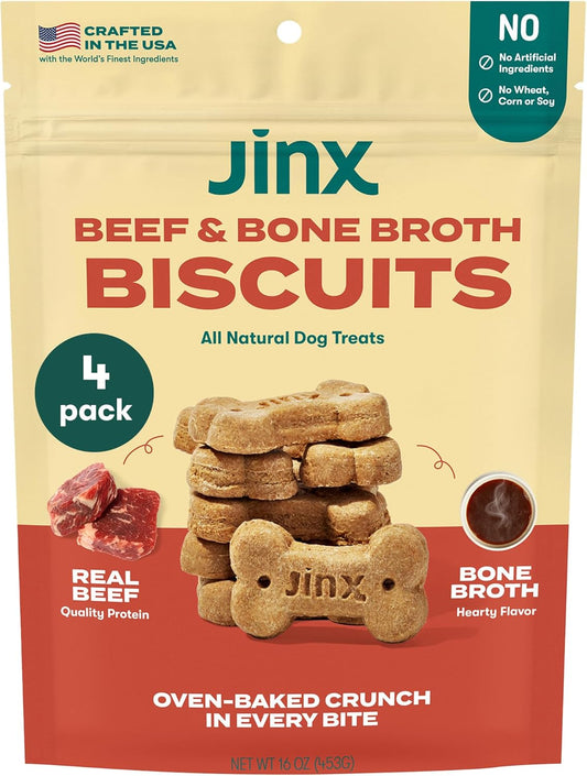 Oven-Baked-Beef-Bone-Broth-Biscuit-Treats,-Crunchy,-All-2463