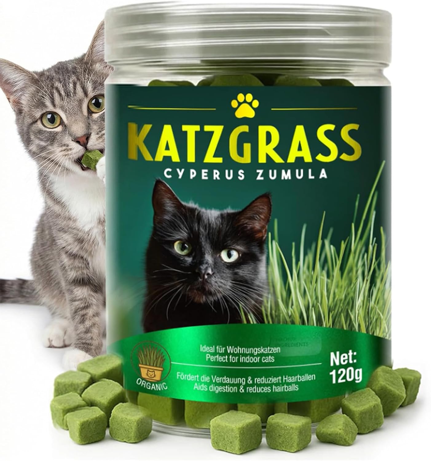 Cat-Grass-Treats-for-Indoor-Cats,-Digestive-Health-Support-with-Wheat-Grass,-Hairball-Control-250