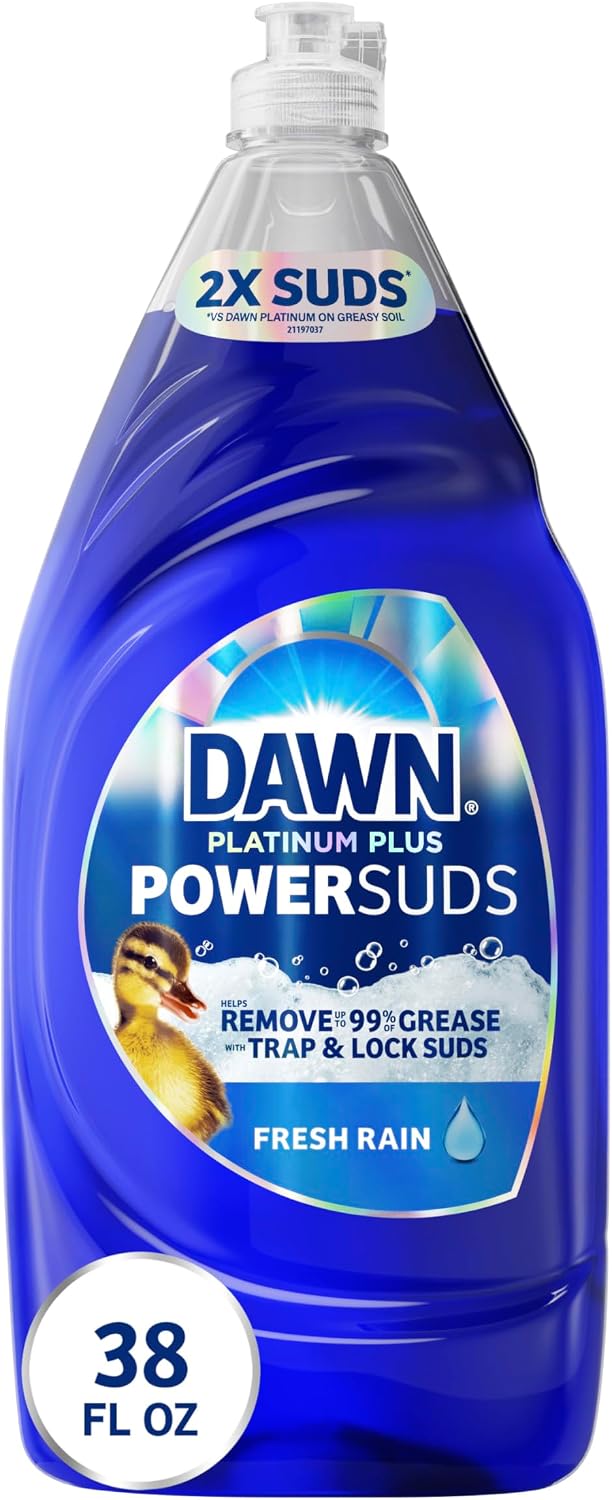 Dawn-Platinum-Plus-PowerSuds-Liquid-Dish-Soap,-38-oz.-Bottle-----187