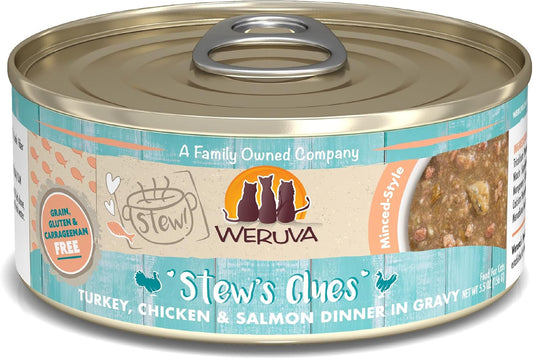 Weruva-Classic-Cat-Stews!,-Stew's-Clues-with-Turkey,-Chicken-&-Salmon-in-Gravy,-387