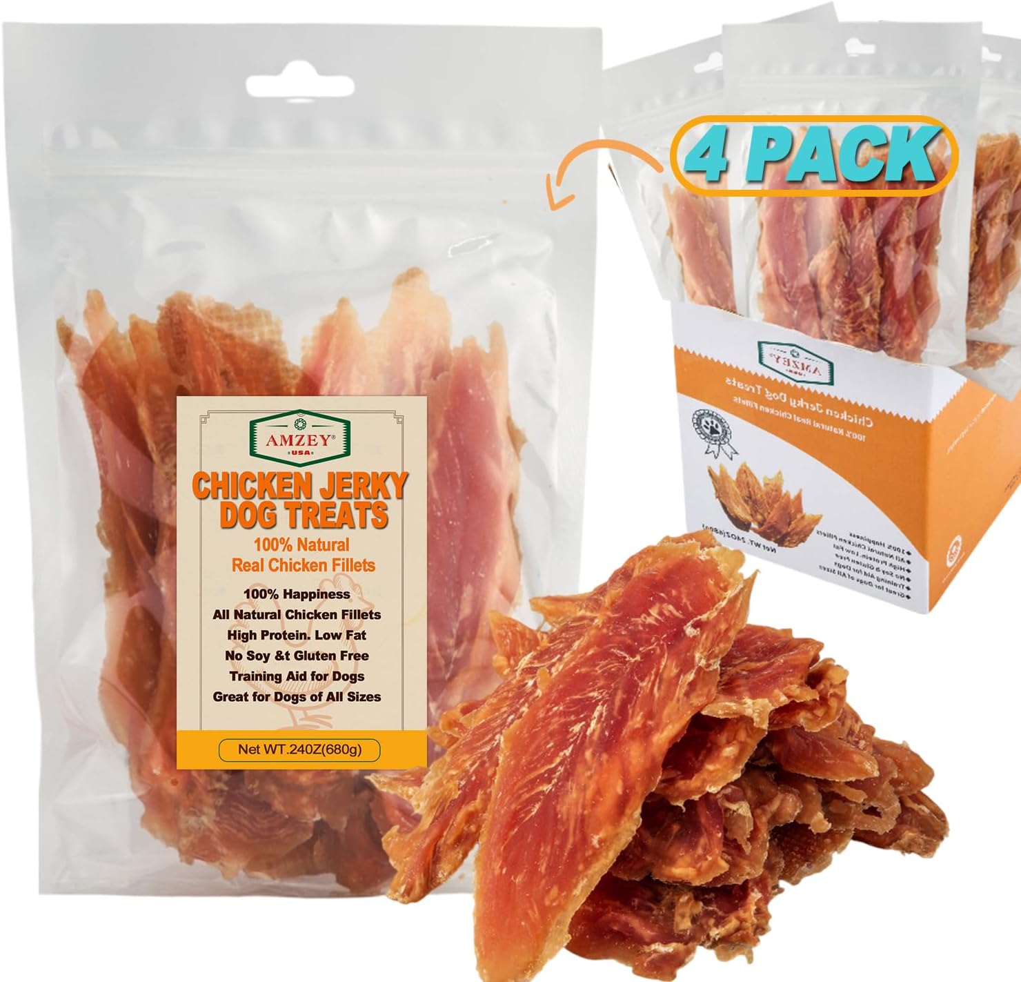 Amzey-Chicken-Jerky-Dog-Treats-24-OZ,-4-Resealable-Bags,-Real-Grain-1143
