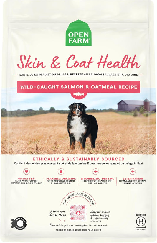 Open-Farm,-Skin-&-Coat-Health-Dog-Food,-Veterinarian-Formulated-Kibble-with-Salmon-1329