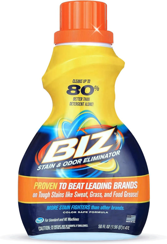 Biz-Laundry-Detergent-Liquid-Booster,-Stain-and-Odor-Eliminator-for-Tough-Stains-144