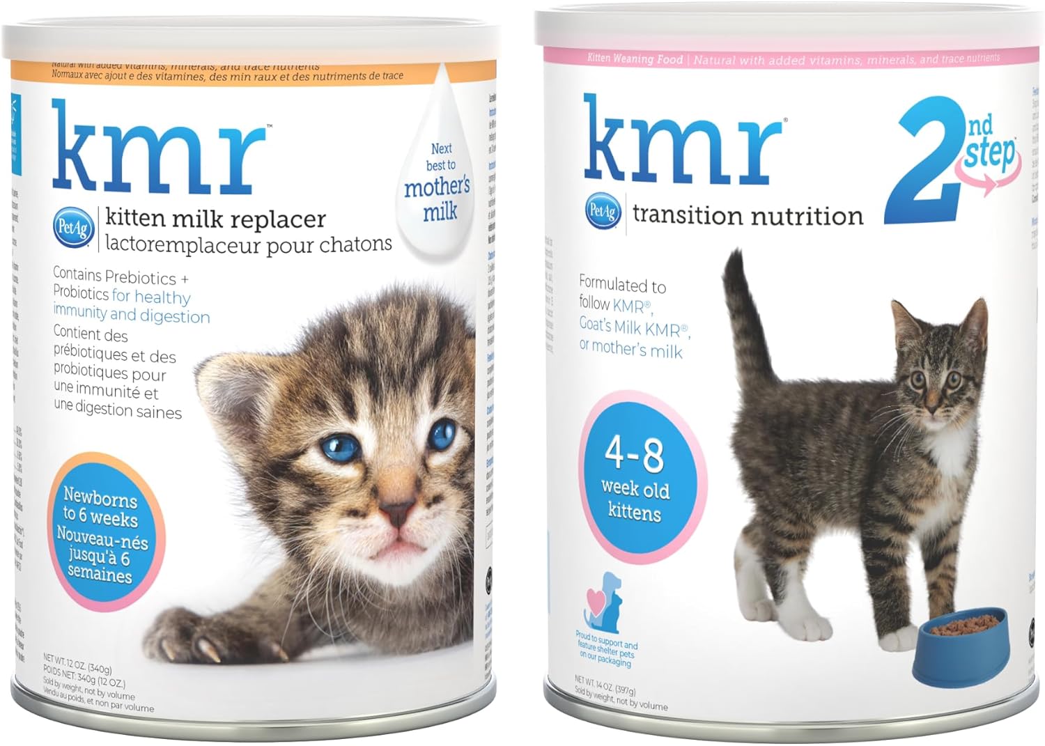 PetAg-KMR-Kitten-Milk-Replacer-Powder-(12-oz)-+-Pet-Ag-KMR-Step-Weaning-(14125