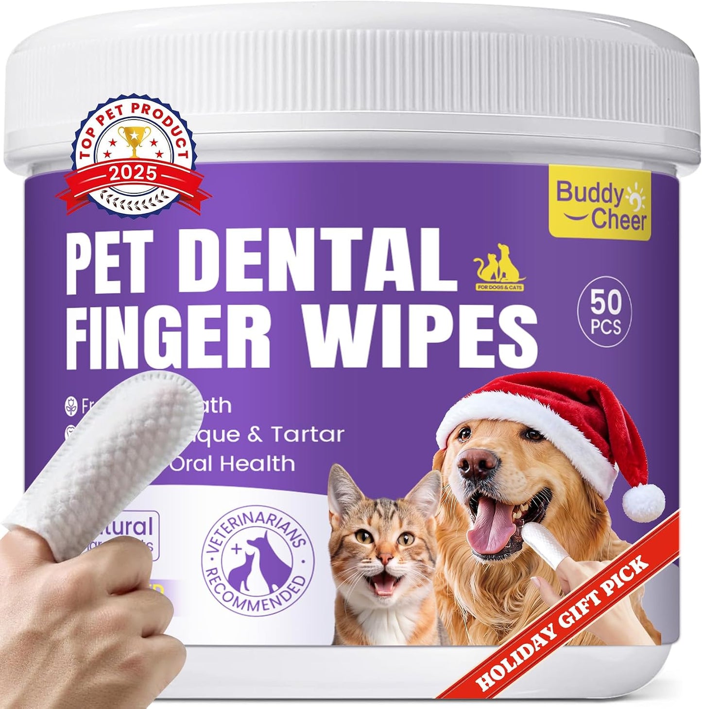 No-Rinse-Dog-Dental-Care-Wipes,-Cat-&-Dog-tooth-brushing-kit,-Dog-Wipes-1661