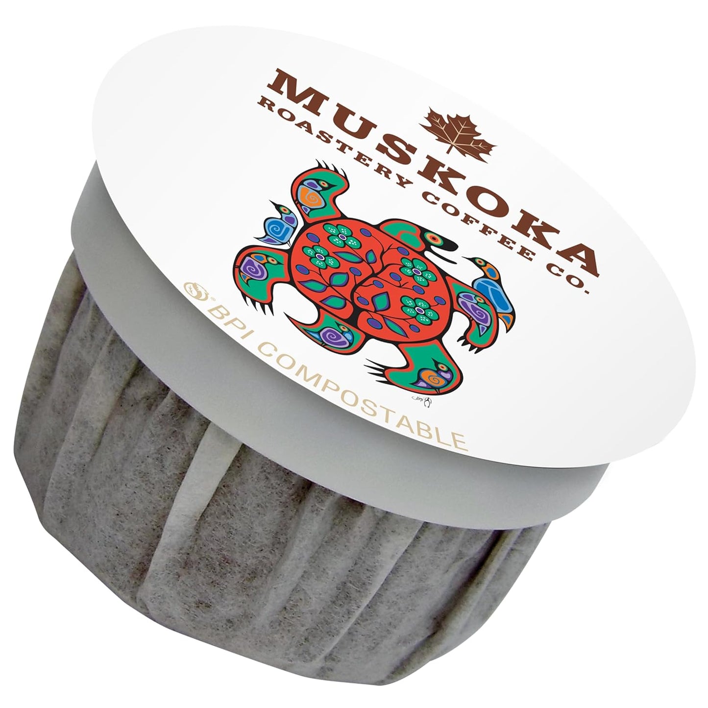 Muskoka-Roastery-Coffee,-Aki-Organic-Blend,-Medium-Dark-Roast,-20-Single-Serve-Coffee-484