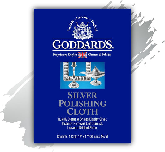Goddard's-Silver-Polishing-Cloth-for-Jewelry,-Remove-Tarnish-on-Plated-or-Sterling-Silver,-Gold,-Antiques,-1495