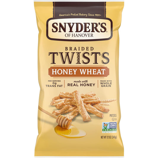 Snyder's-of-Hanover-Pretzels,-Braided-Pretzel-Twists-Honey-Wheat,-12-Oz------1982
