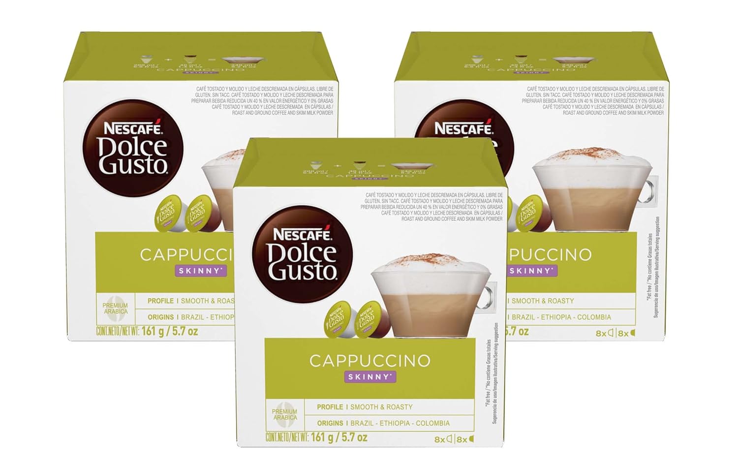 Nescafe-Dolce-Gusto-Pods,-Skinny-Cappuccino,-16-capsules,-Pack-of-3-----1447