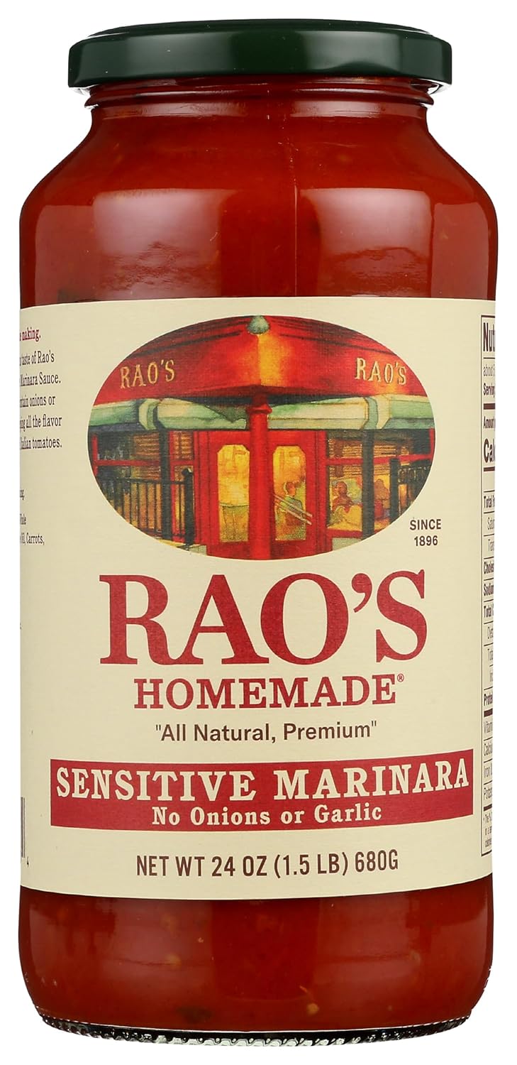 Rao's-Homemade-Tomato-Sauce,-Sensitive-Formula,-24-oz,-Pasta-Sauce,-Carb-Conscious,-2022