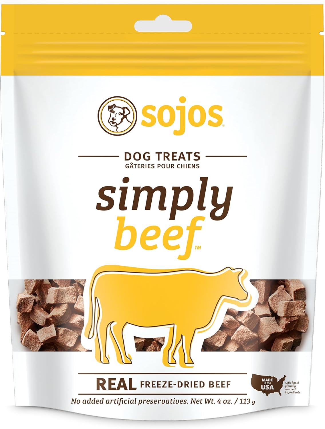 SOJOS-Simply-Beef-Freeze-Dried-Dog-Treats,-4-oz---------1032