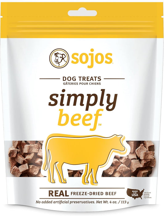 SOJOS-Simply-Beef-Freeze-Dried-Dog-Treats,-4-oz---------1032