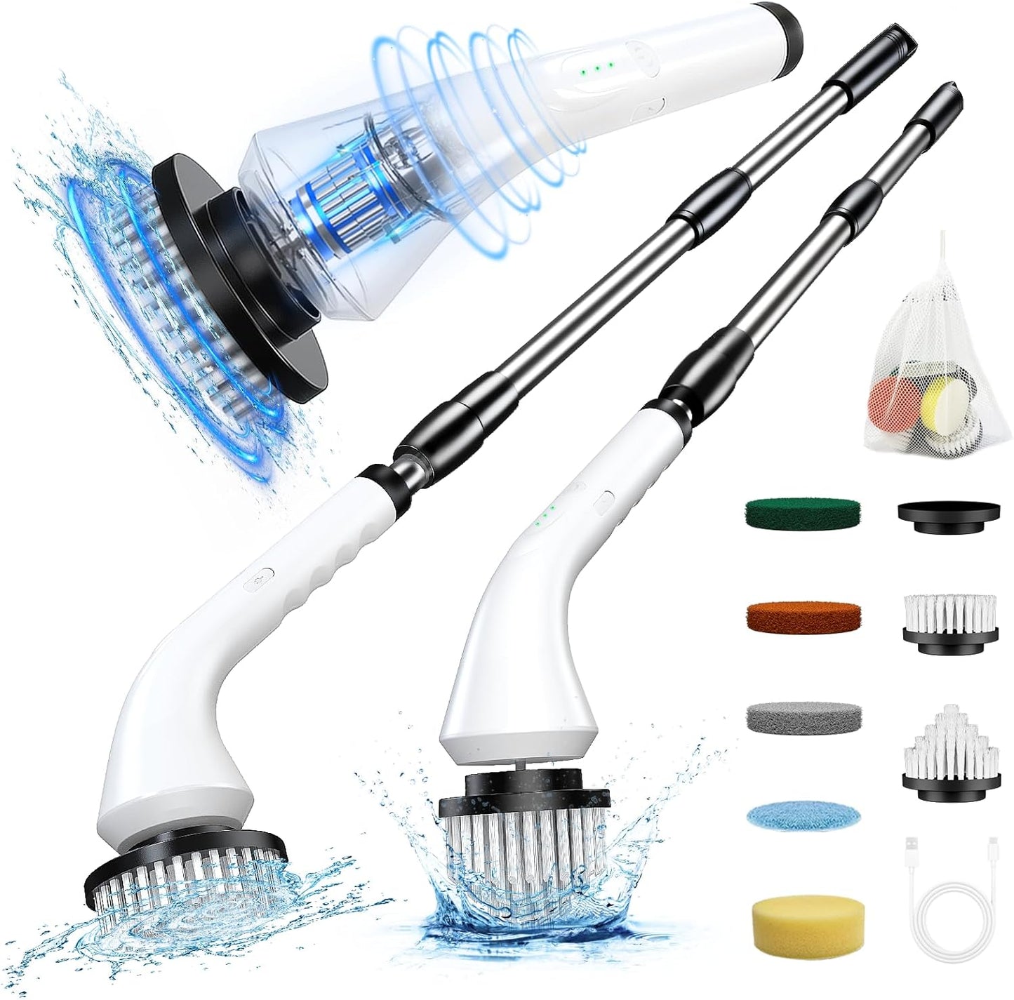 Electric-Spin-Scrubber-Cordless-Cleaning-Brush-with-8-Replaceable-Brush-Heads-3976