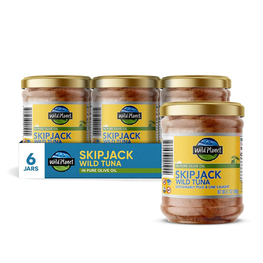 Wild-Planet-Wild-Skipjack-Tuna-In-Pure-Olive-Oil,-Keto-&-Paleo,-3rd-524