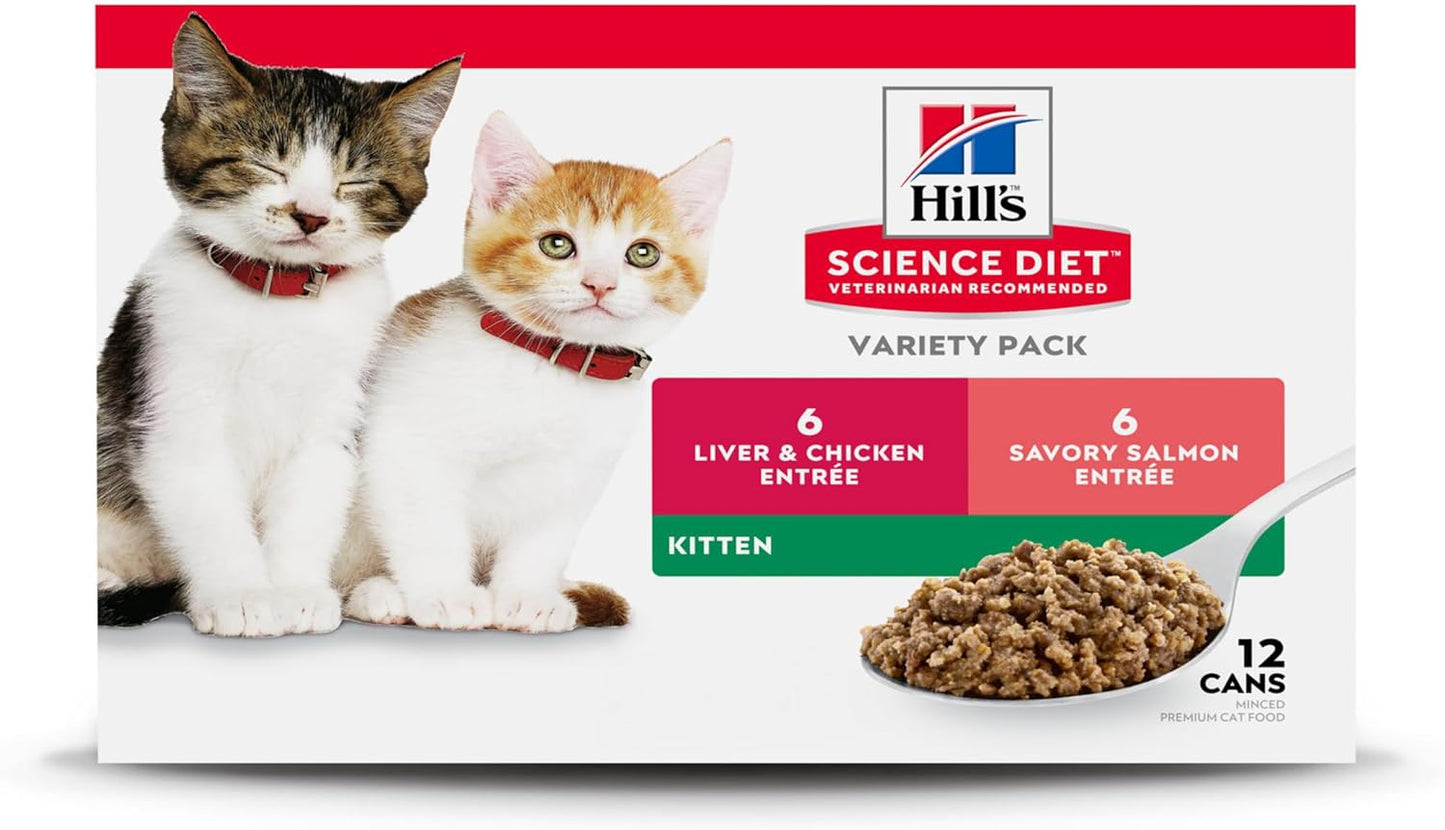 Hill's-Science-Diet-Kitten,-Kitten-Premium-Nutrition,-Wet-Cat-Food,-Variety-Liver-Chicken;-Minced,1863