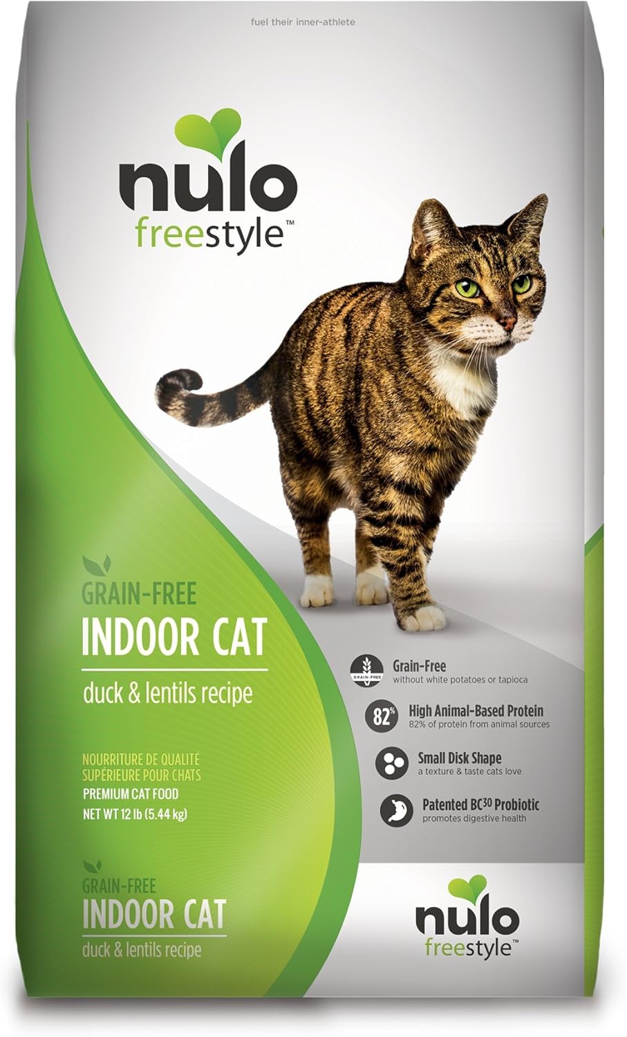 Nulo-Indoor-Grain-Free-Dry-Cat-Food-With-Bc30-Probiotic-(Duck-Lentils-12Lb--267