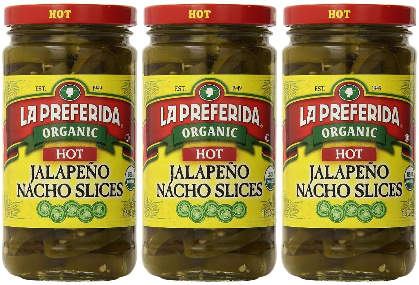 La-Preferida-Organic-Jalapeno-Nacho-Slices,-Hot,-11.5-Ounce-(Pack-of-3)-170