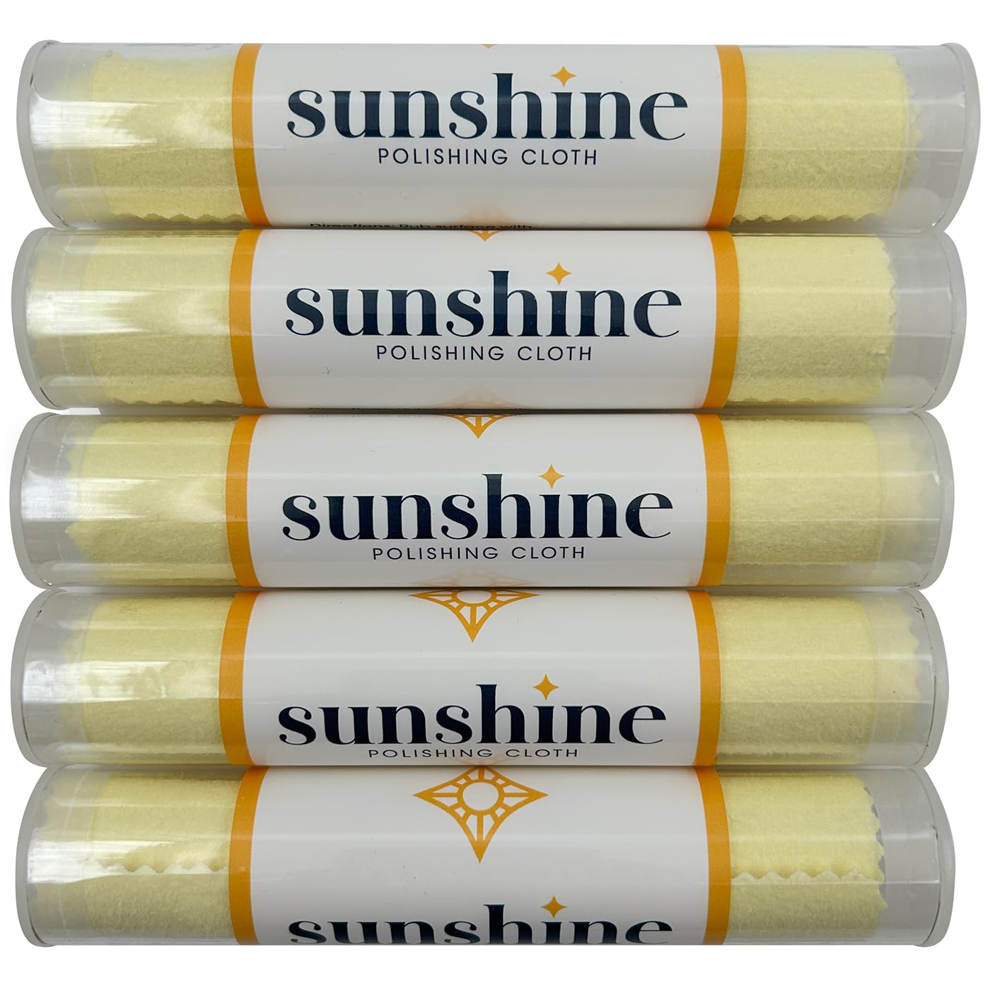 Sunshine-5-Polishing-Cloths-Jewelry-Cleaner-Tube-Silver-Brass-Gold-Copper---------990