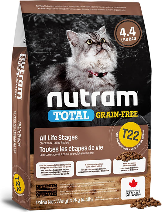 Nutram-T22-Grain-Free-Cat-Food-Chicken-&-Turkey-Recipe---Only,-Free-Life336