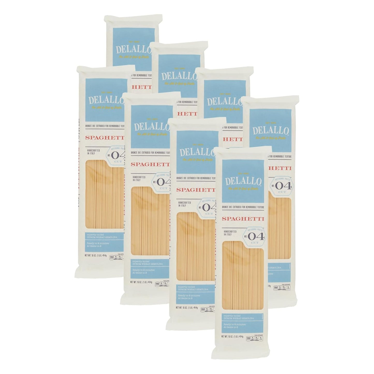 DeLallo-Spaghetti-Pasta,-1-Pound-Bag,-8-Pack,-74