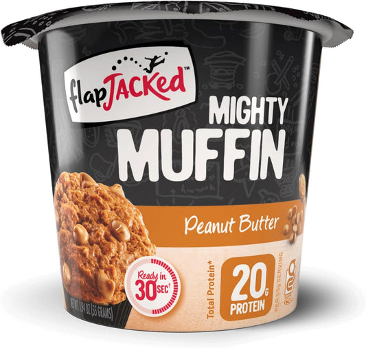 FlapJacked-Mighty-Muffins,-Gluten-Free-Peanut-Butter,-12-Count-(FID27470)---70