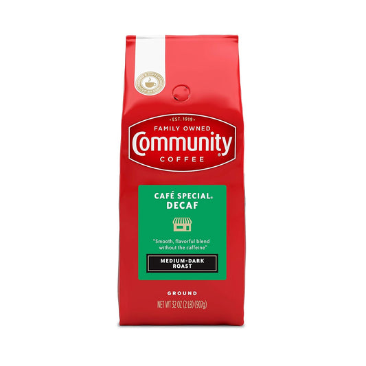 Community-Coffee-Café-Special-Decaf-Ground-Coffee,-Medium-Dark-Roast,-32-Ounce-Bag-2703