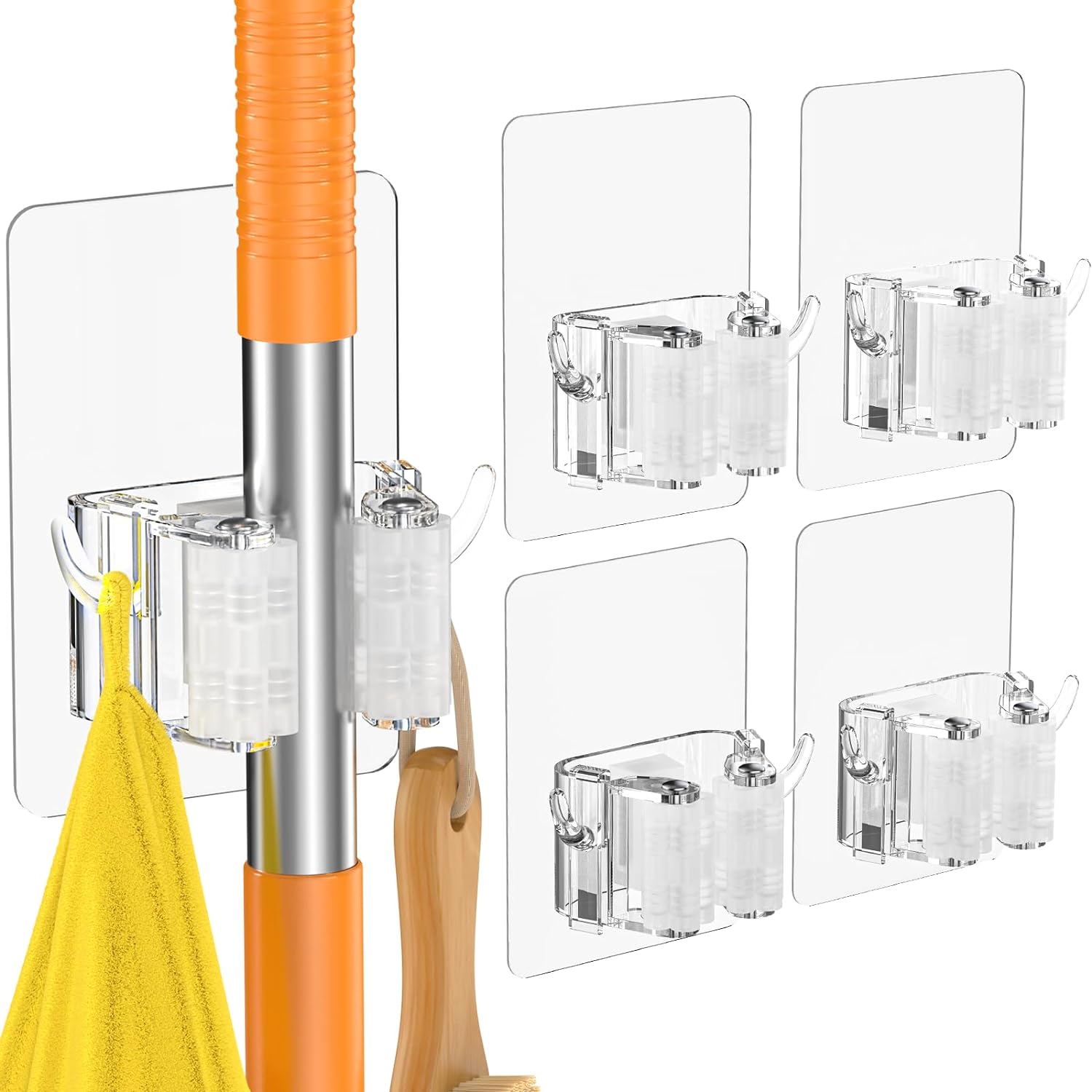 Batur-Broom-Holder-Wall-Mount,-4-Pack-New-Version-Adhesive-3820