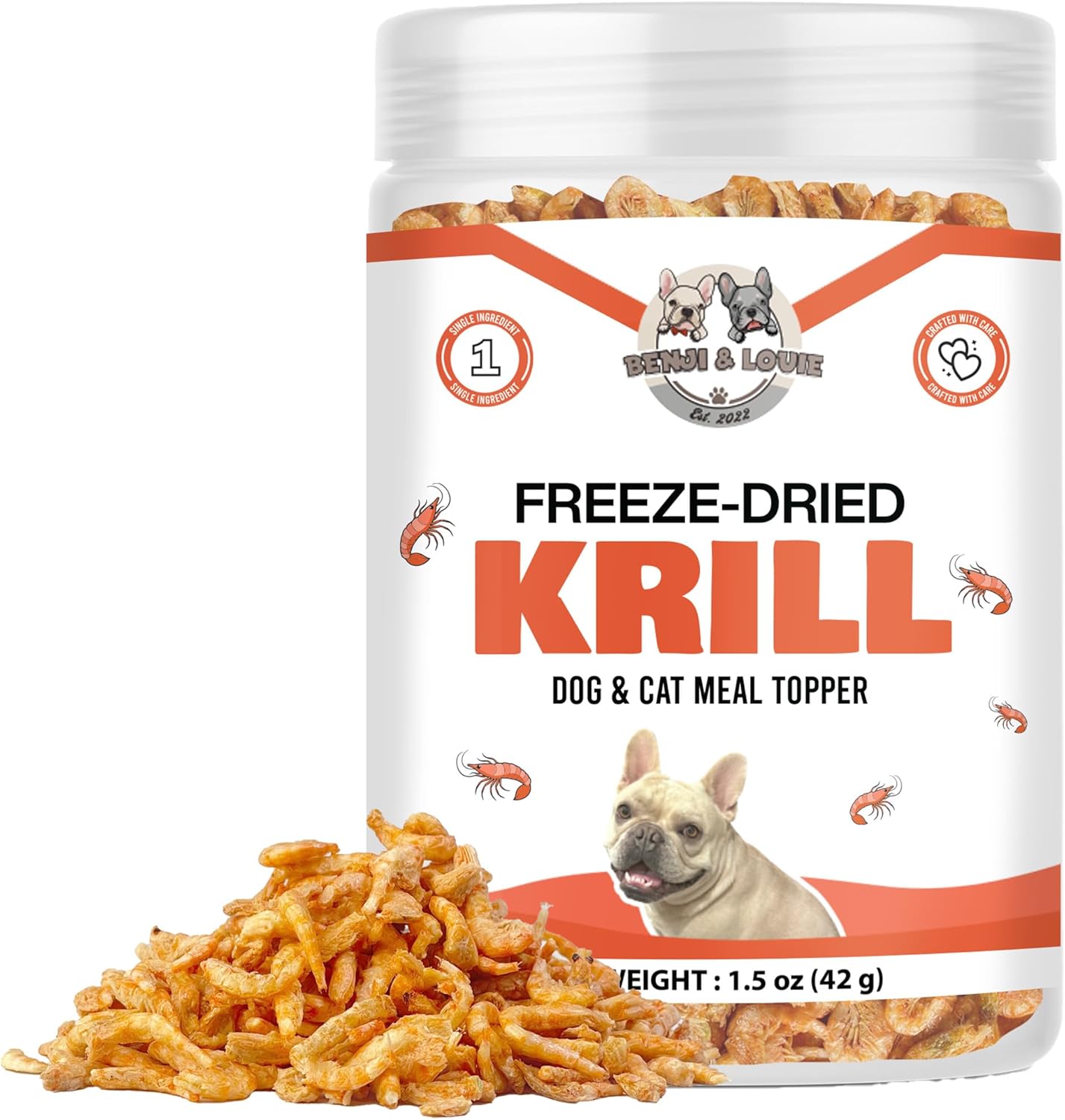 Benji-&-Louie-Krill-liofilizado-para-perros-y-gatos,-713