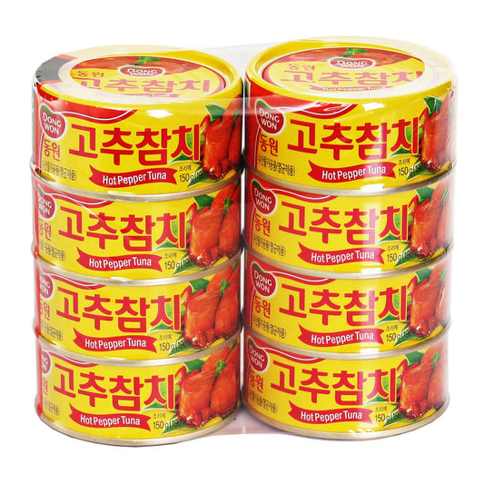 [8-paquetes]-Dongwon-Atún-rojo-picante-de-pimiento-5.29-oz-------1189