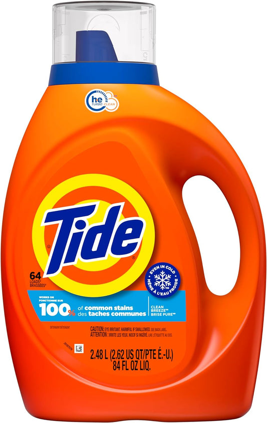 Tide-Liquid-Laundry-Detergent,-HE-Compatible,-Clean-Breeze-Scent,-64-3756