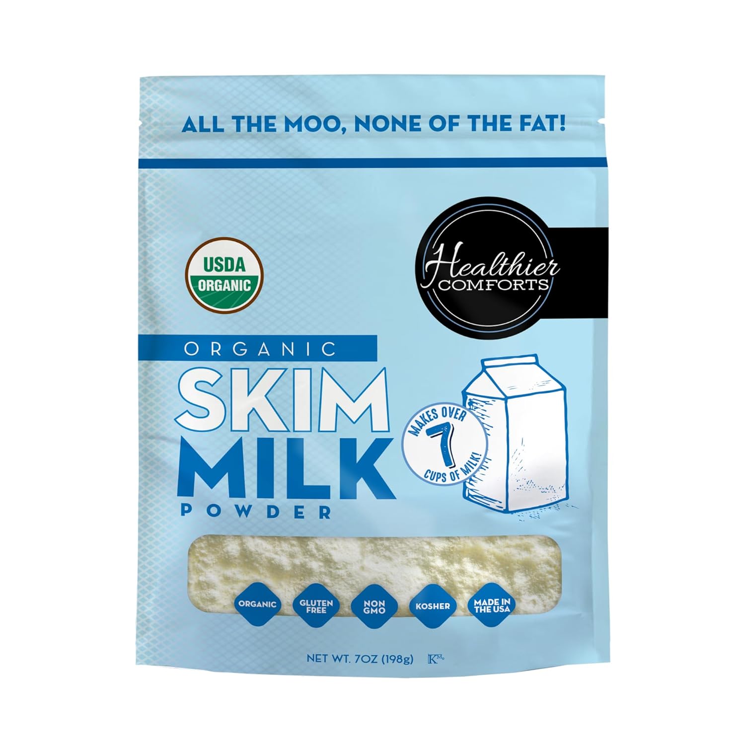 Healthier-Comforts-Organic-Skim-Milk-Powder-|-Certified-USDA-Organic-|-Fat-Kosher,-Free,-1354