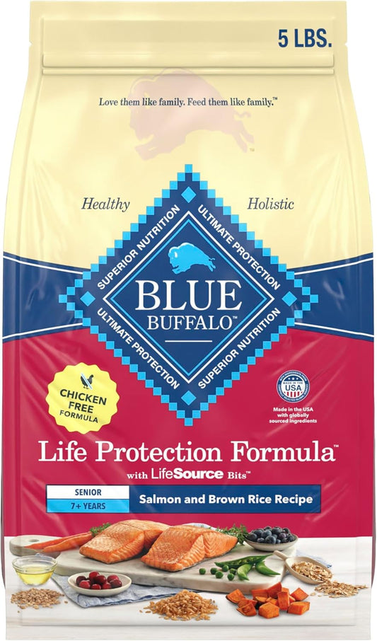 Blue-Buffalo-Life-Protection-Formula-with-LifeSource-Bits,-Senior-7+-Dry-Dog-Food,-673