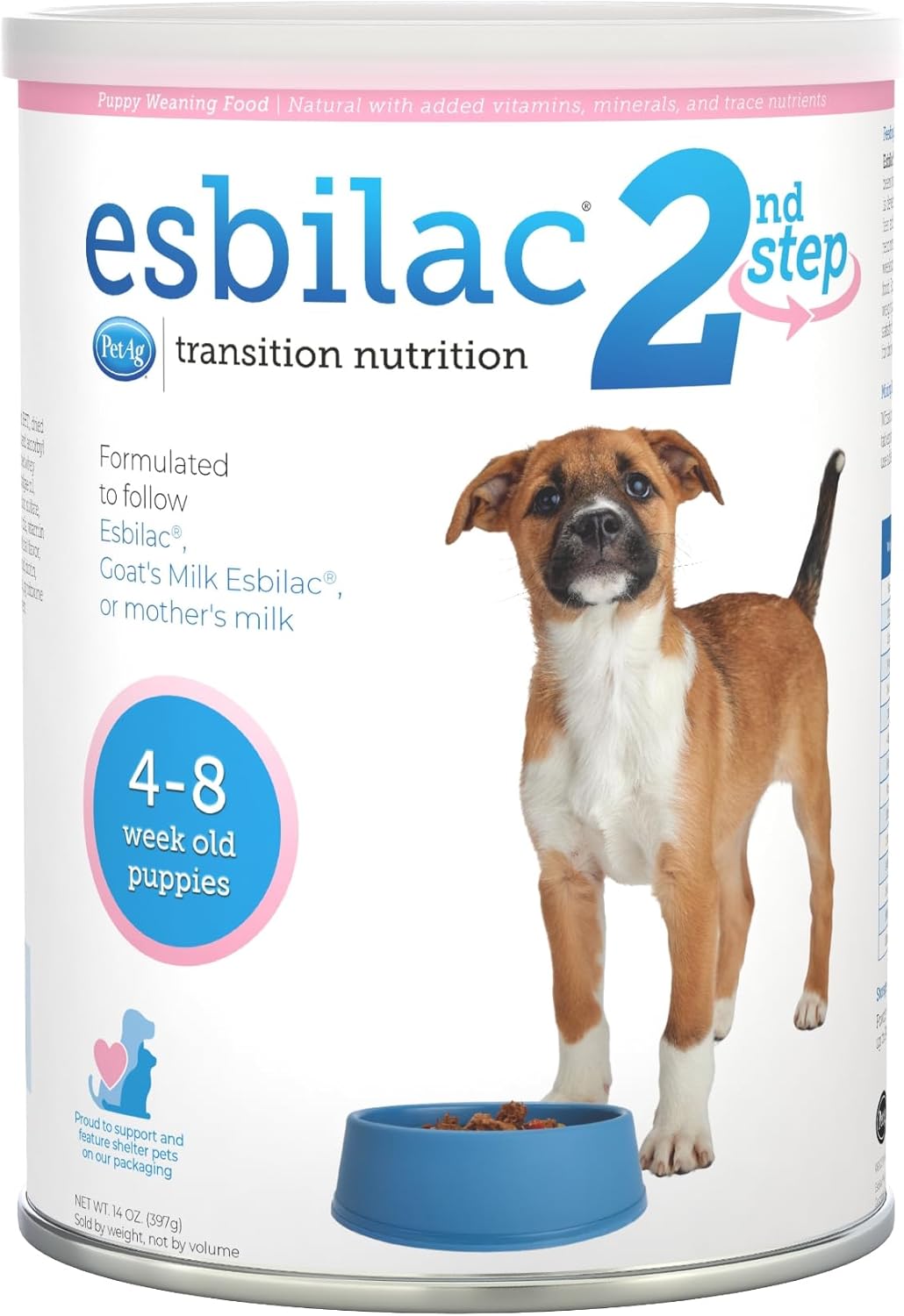 Pet-Ag-Esbilac-2nd-Step-Puppy-Weaning-Food---14-oz---Powdered-Puppy-2022
