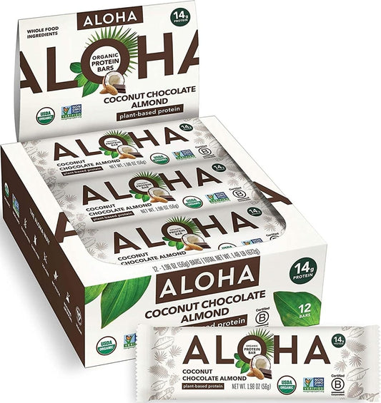 ALOHA-Organic-Plant-Based-Protein-Bars-|-Coconut-Chocolate-Almond,-12--Count----2296