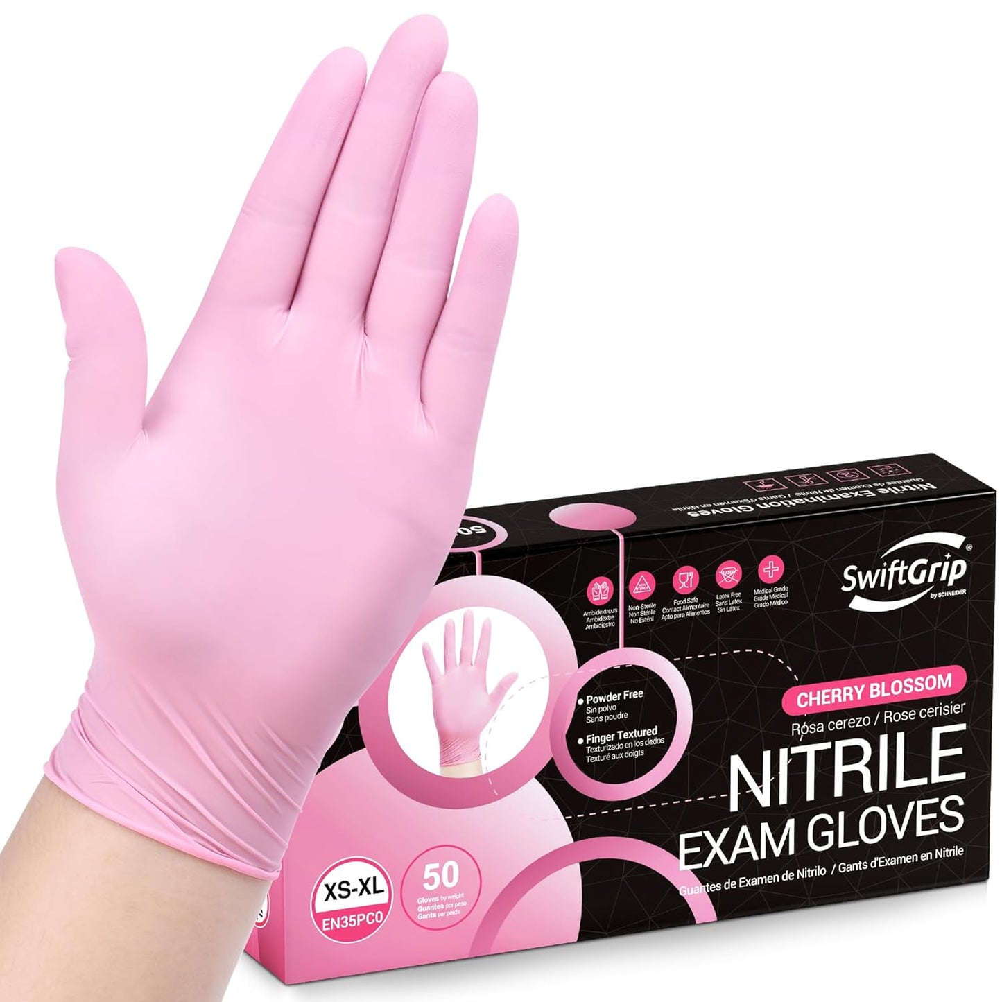 Nitrile-Disposable-Gloves,-3-mil,-Pink-Industrial-Gloves-Disposable-Latex-Free,-4546