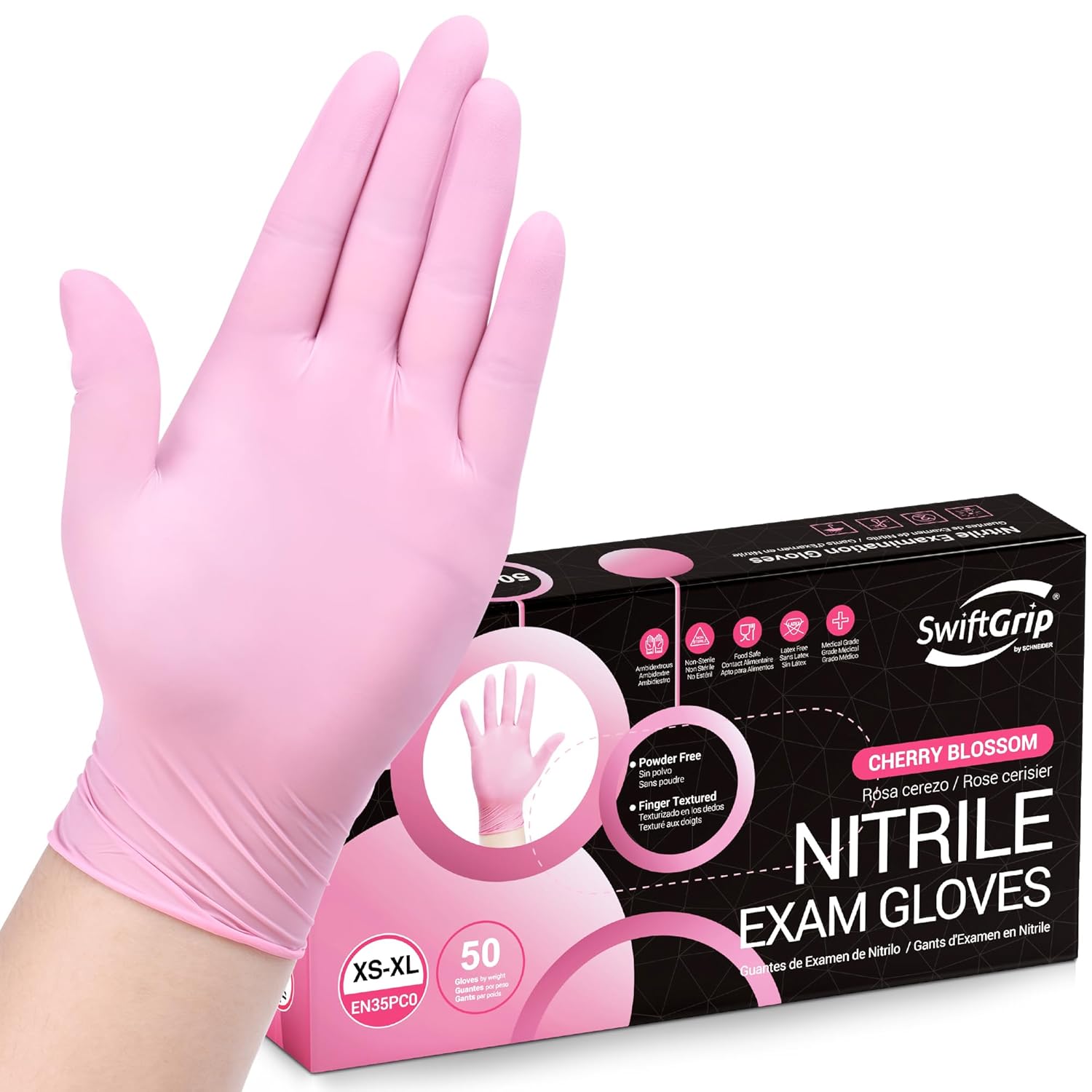 Nitrile-Disposable-Gloves,-3-mil,-Pink-Industrial-Gloves-Disposable-Latex-Free,-4546