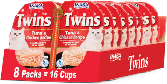 INABA-Twins-for-Cats,-Grain-Free-Shredded-Chicken-&-Broth-Gelée-Side-Cups,-&-Recipe,1627
