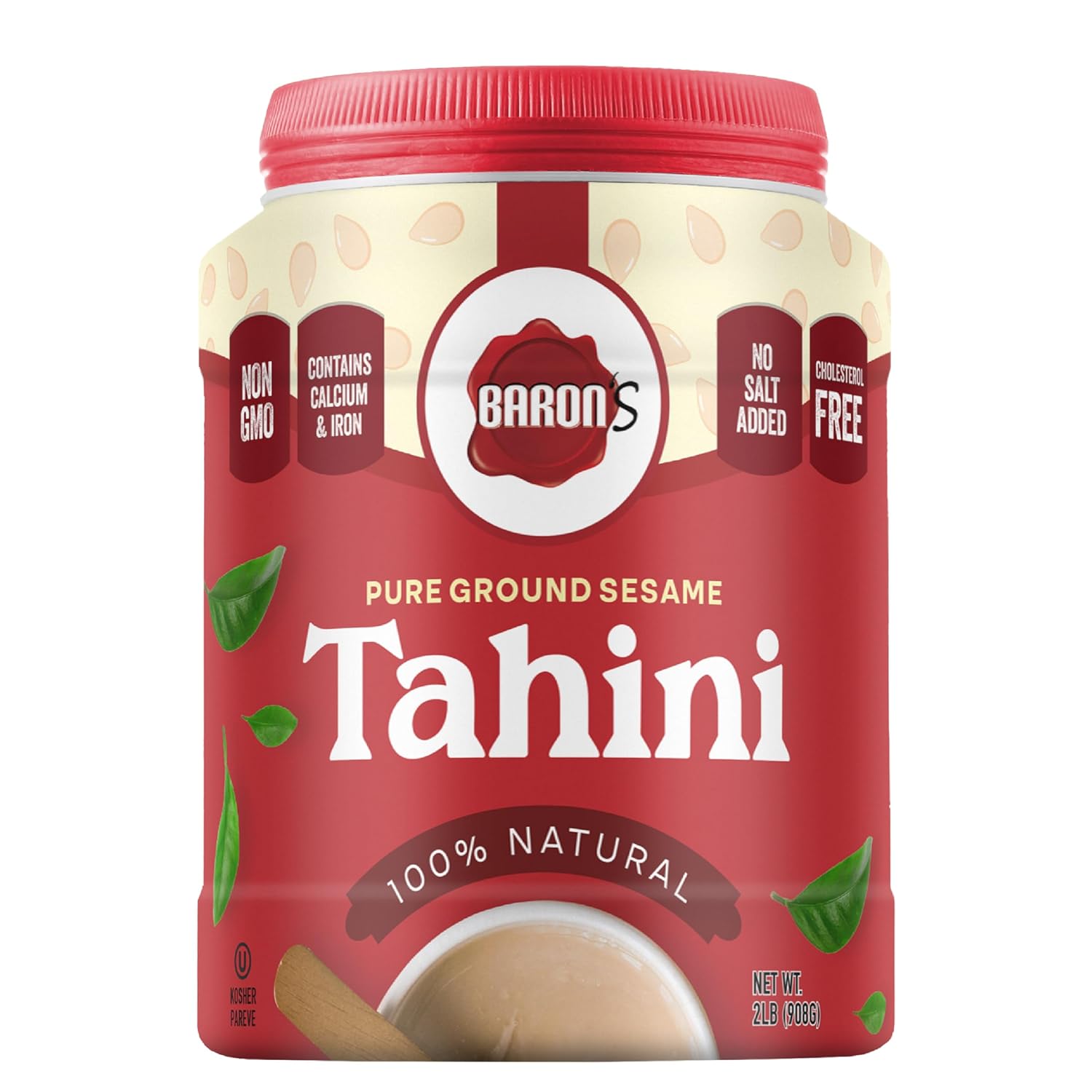 Baron's-Kosher-1-Pure-Ground-Sesame-Tahini-1392