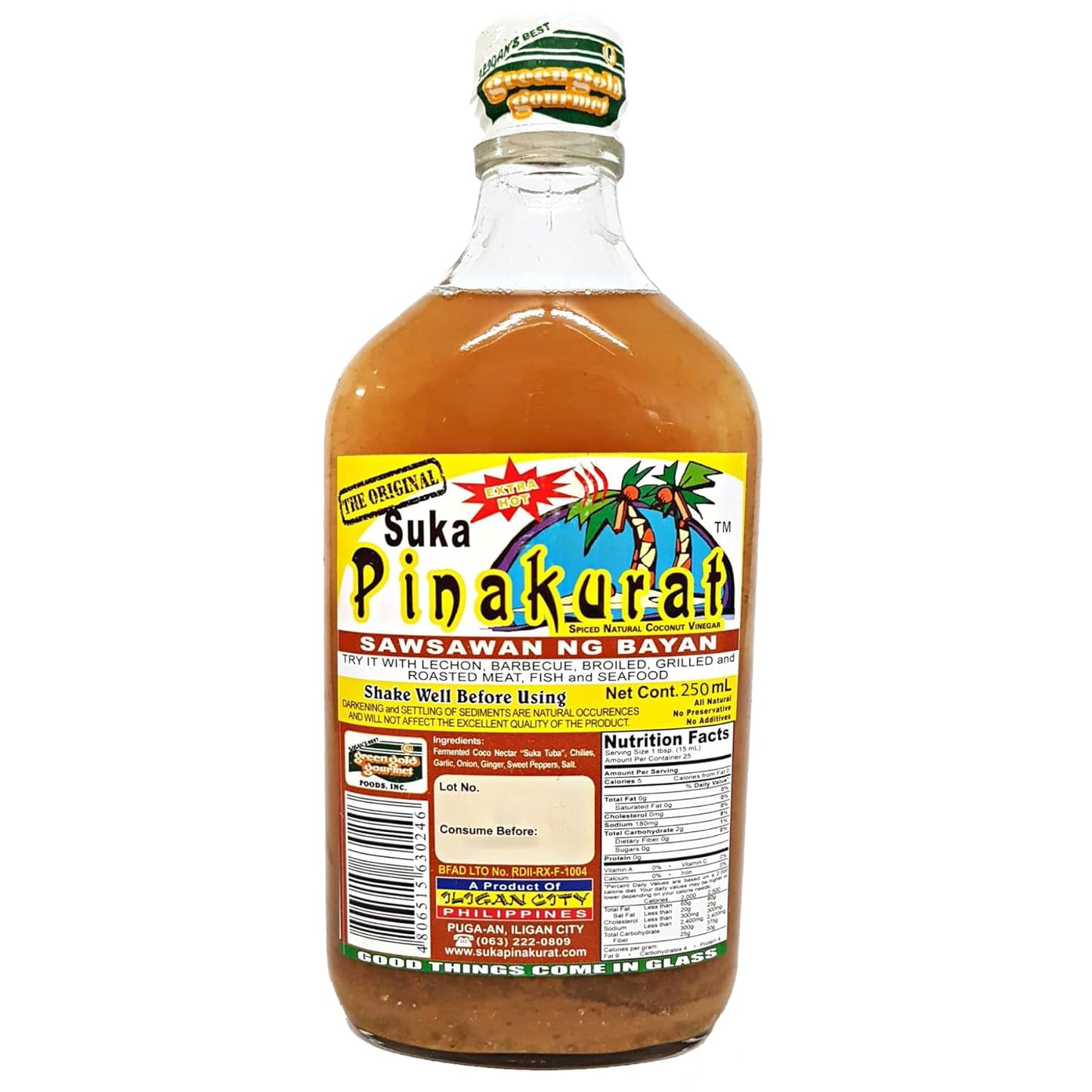 Suka-Pinakurat---The-Original-Spiced-Natural-Coconut-Vinegar-Extra-Hot-250mL-----1197