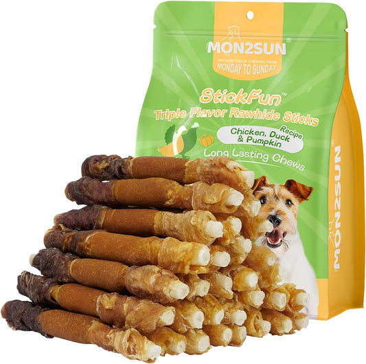 MON2SUN-Dog-Treats,-5-Inch-Triple-Flavor-Chicken-Pumpkin-and-Duck-Rawhide-676