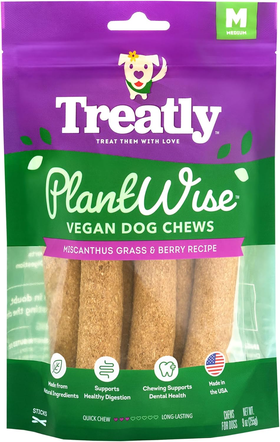 PlantWise-Vegan-Chews-Dog-Treats---Berries/Grass-Flavor,-2348