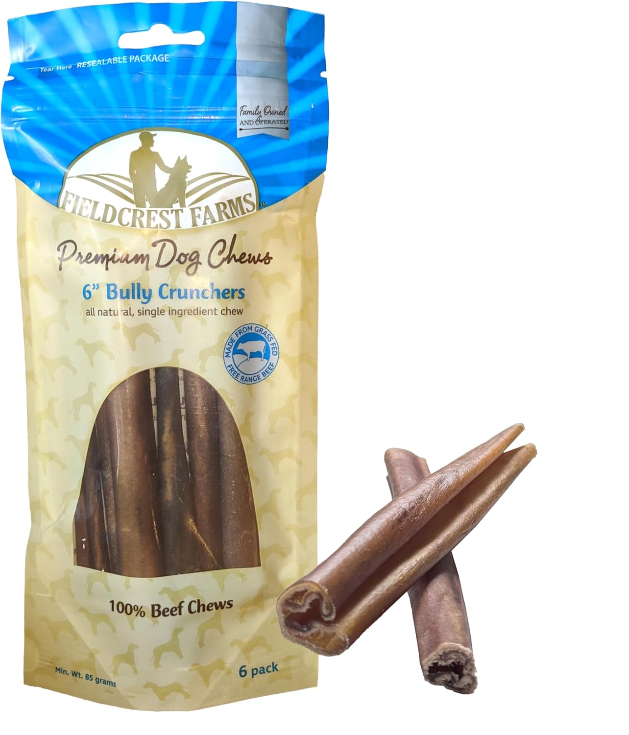 Fieldcrest-Farms-Bully-Crunchers-6-Inch-Beef-Hide-Dog-Chews,-Single-Ingredient-Stick-658