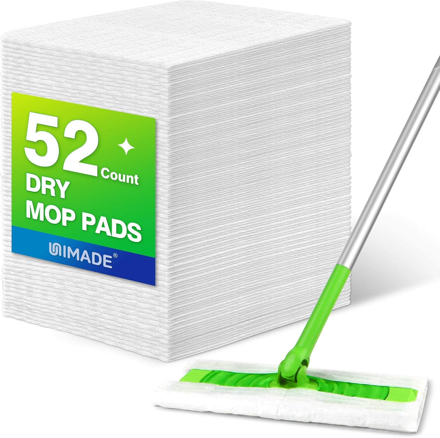 UNIMADE-Dry-Sweeping-Cloths,-52-Count-Mop-Refill-Compatible-with-Swiffer-Sweeper---Disposable-Duster-1470