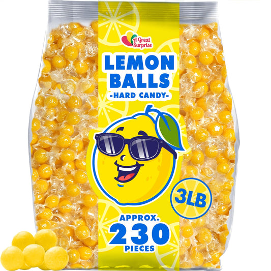 Lemon-Candy---3-Pounds---Yellow-Candy-1966