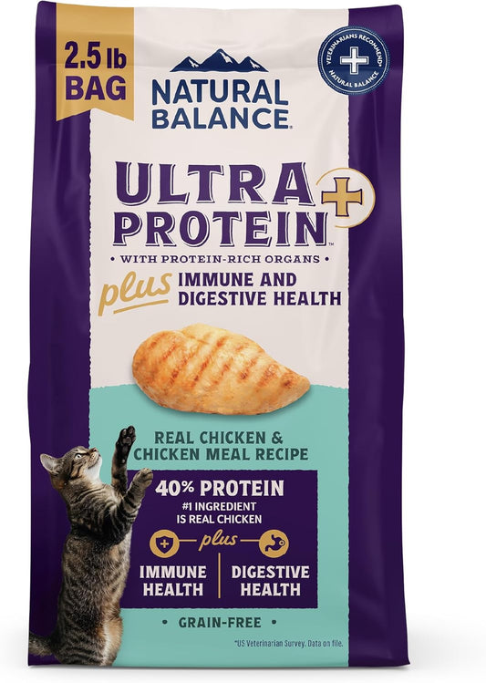 Natural-Balance-Ultra-Protein-Plus-Dry-Cat-Food,-Immune-&-Digestive-Real-&-Meal1015
