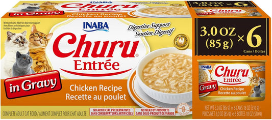 INABA-Churu-Entrée-in-Gravy-for-Cats,-High-Protein-&-Moisture,-Prebiotic-Wet-647