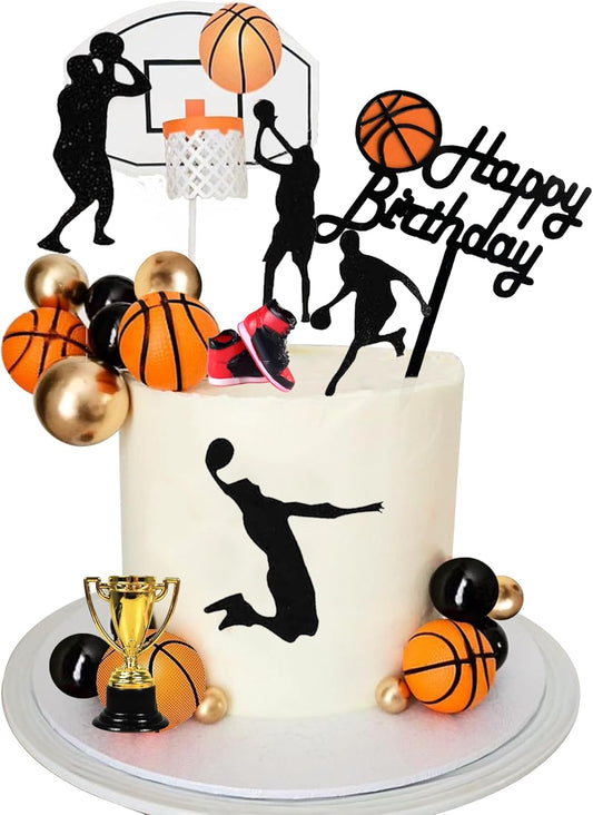 25-PCS-Basketball-Cake-Toppers-Black-Gold-4285