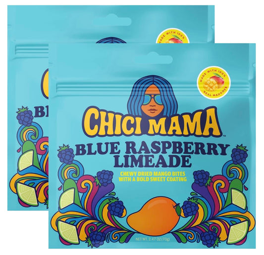 Chici-Mama-Mango-Bites---Blue-Raspberry-Limeade,-Dried-Mango-Snack,--2-Pack-|-with-807
